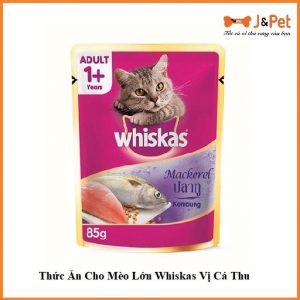 Thức Ăn Cho Mèo Lớn Whiskas Vị Cá Thu